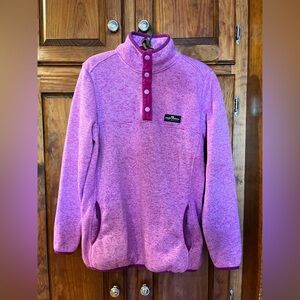 Simply Southern Women’s MEDIUM Pullover w/4 Buttons Knit Style Fuchsia